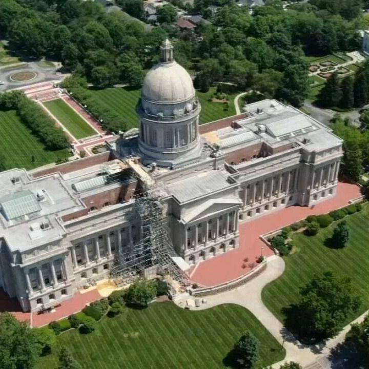 Aerial view of Kentucky statehouse - 1.27.25